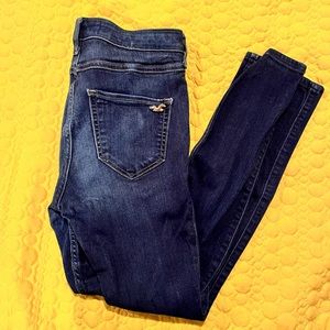 High rise skinny jeans